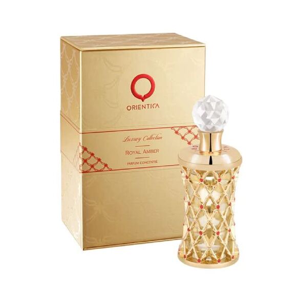 Royal Amber by Orientica Pure Parfum Concentre Spray for Women 0.65 oz - New - Picture 2 of 4